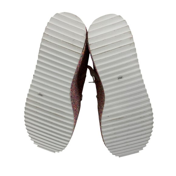 Rare Dolls Kill Club EXX Confetti Rainbow Platform Boots 8 C10523 Festival New - Picture 4 of 10